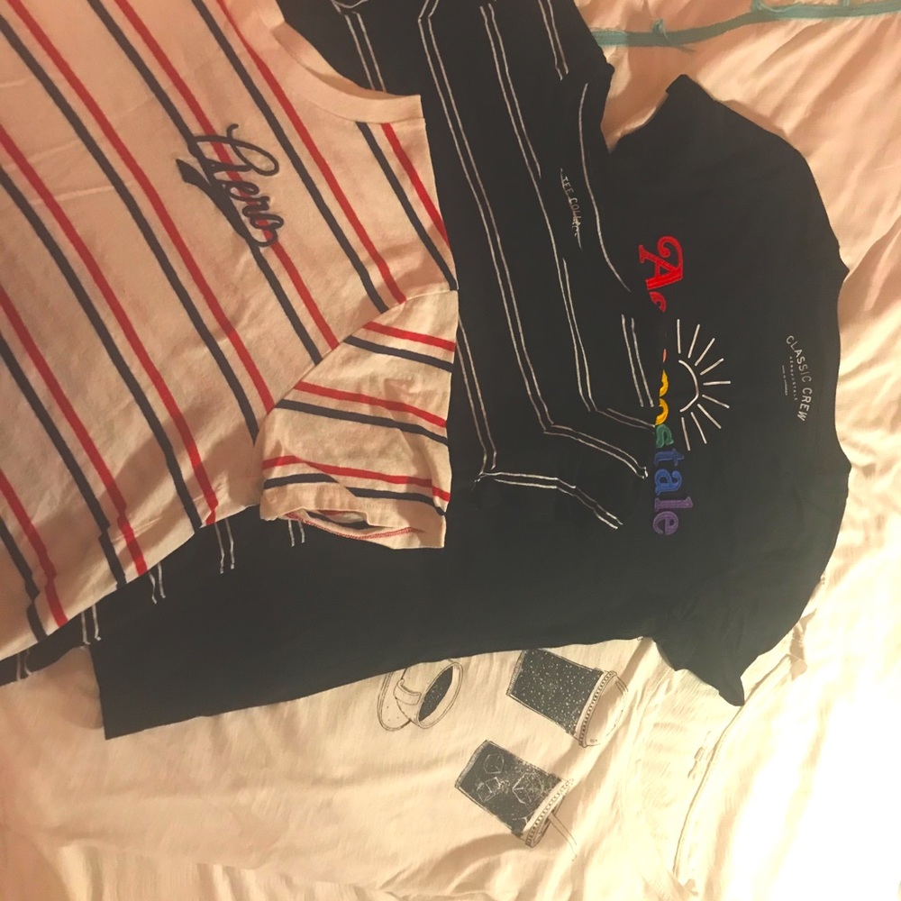 Four basic T-shirts